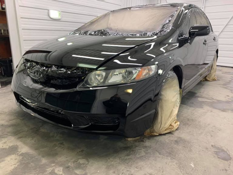 Auto Body Shop in Montreal Honda Civic 2009 after